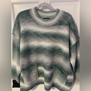 societie+ sweater stripe pocket